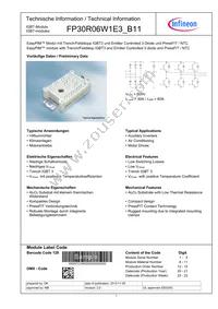 FP30R06W1E3B11BOMA1 Datasheet Cover