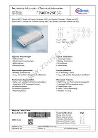 FP40R12KE3GBOSA1 Datasheet Cover