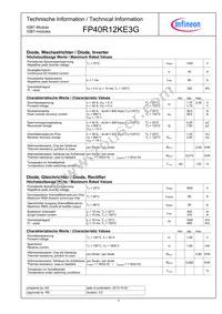 FP40R12KE3GBOSA1 Datasheet Page 3