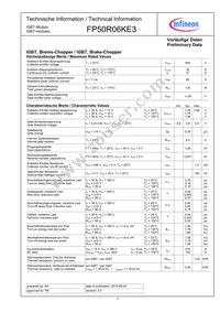 FP50R06KE3BOSA1 Datasheet Page 3