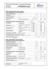 FP50R07U1E4BPSA1 Datasheet Page 3