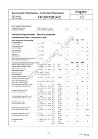 FP50R12KS4CBOSA1 Datasheet Page 2