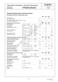 FP50R12KS4CBOSA1 Datasheet Page 3