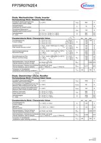 FP75R07N2E4BOSA1 Datasheet Page 3