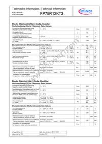 FP75R12KT3BOSA1 Datasheet Page 2