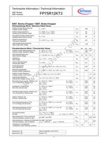 FP75R12KT3BOSA1 Datasheet Page 3