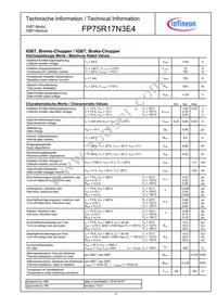 FP75R17N3E4BPSA1 Datasheet Page 4