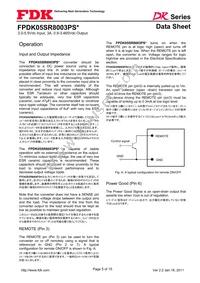 FPDK05SR8003PSS Datasheet Page 5