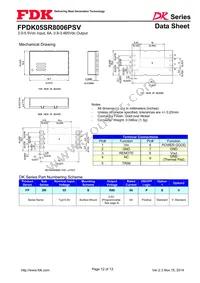 FPDK05SR8006PSV Datasheet Page 12