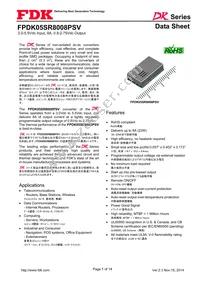 FPDK05SR8008PSV Datasheet Cover