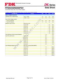 FPDK05SR8008PSV Datasheet Page 3