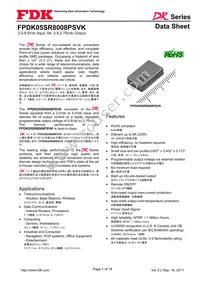 FPDK05SR8008PSVK Datasheet Cover