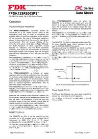 FPDK12SR8003PSV Datasheet Page 5