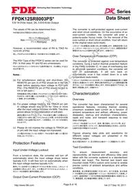 FPDK12SR8003PSV Datasheet Page 8