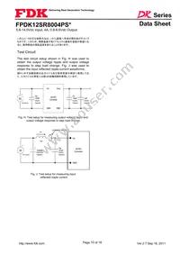 FPDK12SR8004PSV Datasheet Page 10