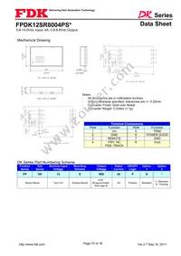 FPDK12SR8004PSV Datasheet Page 15