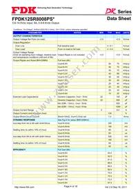 FPDK12SR8008PSV Datasheet Page 4