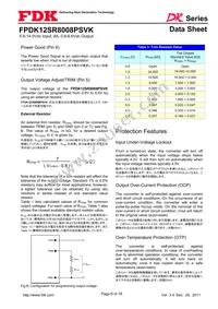 FPDK12SR8008PSVK Datasheet Page 6