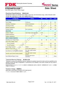 FPED48T01238NA-H Datasheet Page 2