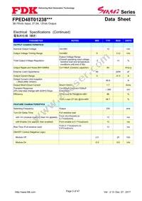 FPED48T01238NA-H Datasheet Page 3