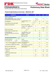 FPER48S5R020NA Datasheet Page 3