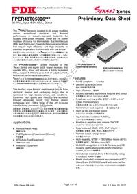 FPER48T05006NL Datasheet Cover