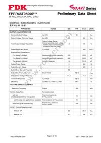 FPER48T05006NL Datasheet Page 3