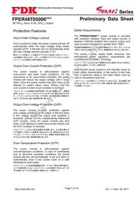 FPER48T05006NL Datasheet Page 7