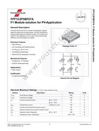 FPF1C2P5BF07A Datasheet Page 2