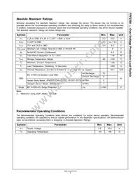FPF2290BUCX-F130 Datasheet Page 4