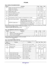 FPF2498BUCX Datasheet Page 3