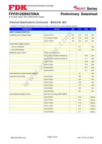 FPFR12SR6570NA Datasheet Page 3