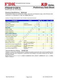 FPKD48T01208PA Datasheet Page 2