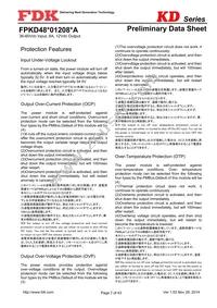 FPKD48T01208PA Datasheet Page 7