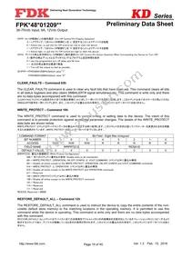 FPKD48T01209NL Datasheet Page 19