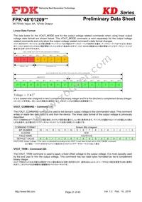 FPKD48T01209NL Datasheet Page 21