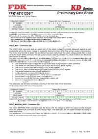 FPKD48T01209NL Datasheet Page 22