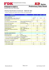 FPKD48T01806PA Datasheet Page 3