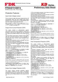 FPKD48T01806PA Datasheet Page 7