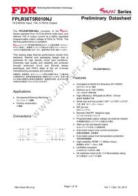 FPLR36T5R010NJ Datasheet Cover