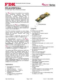 FPLS12TR7516PA Datasheet Cover