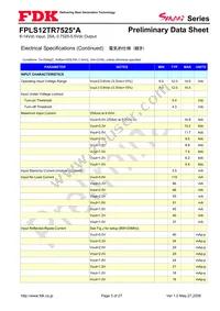 FPLS12TR7525PA Datasheet Page 3