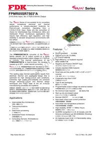 FPMR05SR7503PA Datasheet Cover