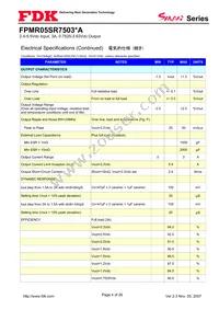 FPMR05SR7503PA Datasheet Page 4