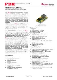 FPMR05SR7505PA Datasheet Cover