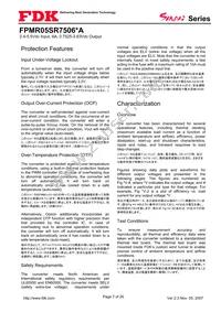 FPMR05SR7506PA Datasheet Page 7