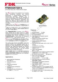 FPMR05TR7508PA Datasheet Cover