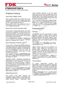FPMR05TR7508PA Datasheet Page 7