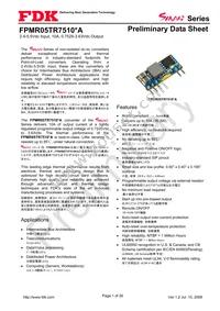 FPMR05TR7510PA Datasheet Cover
