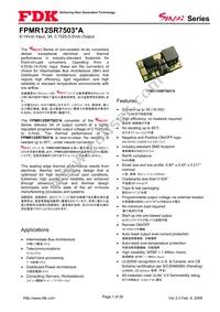 FPMR12SR7503PA Datasheet Cover